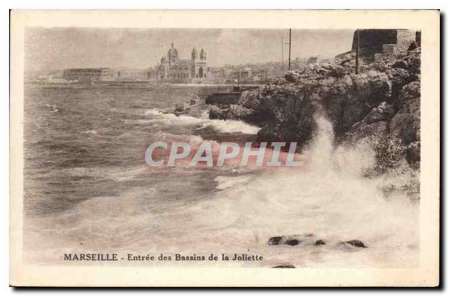 CPA Marseille Entree des Bassins de la Joliette 