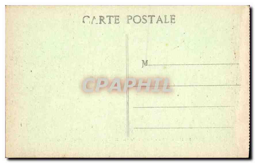 CPA Marseille Vue Generale sur ND de la Garde  — Rückseite