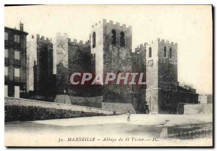 CPA Marseille Abbaye de St Victor 