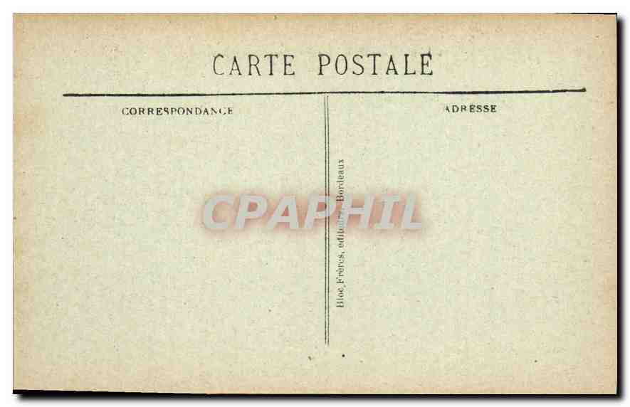 CPA Marseille Le Pont Transbordeur Bateau Voilier — Rückseite