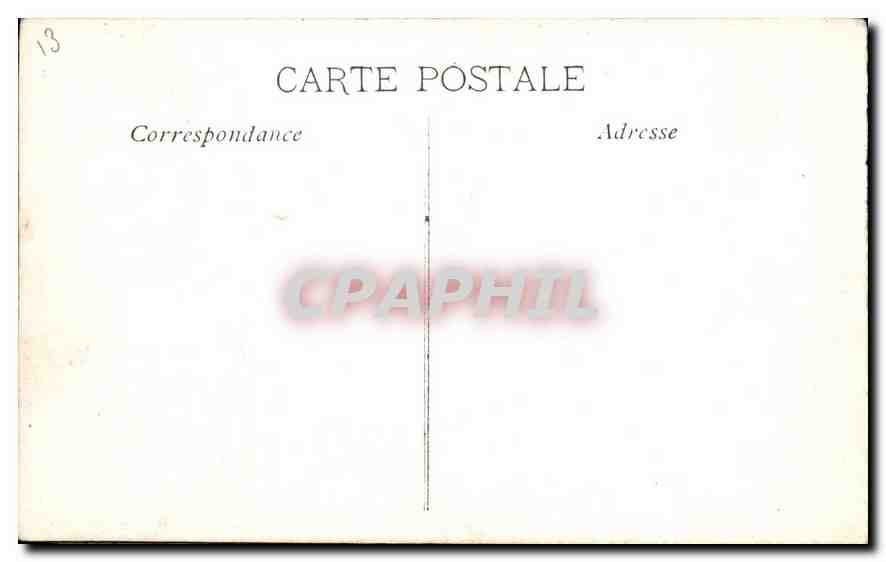 CPA Marseille La Rue de la Republique  — Rückseite