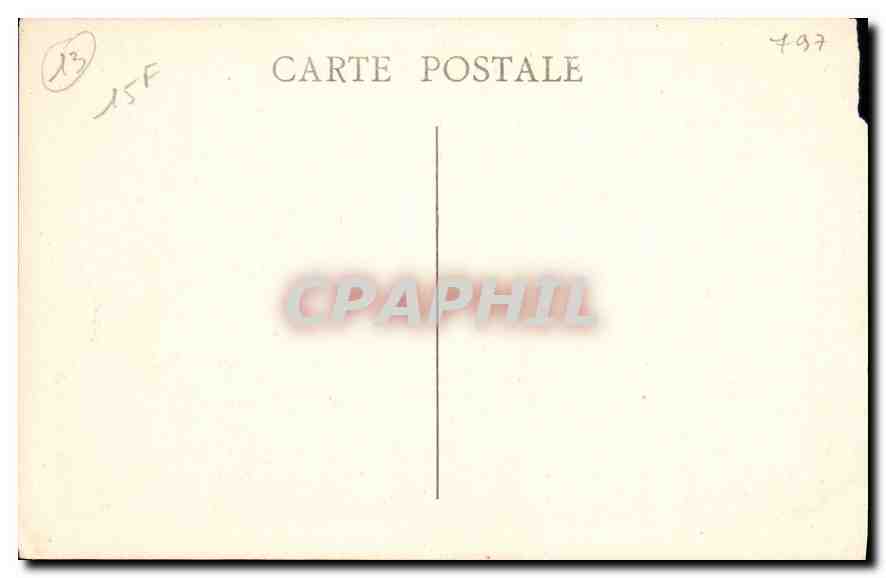 CPA Marseille Le Quai du Port et Rue de la Republique  — Rückseite