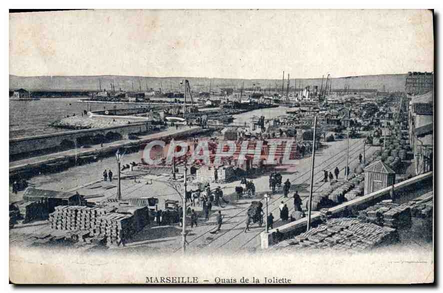 CPA Marseille Quais de la Joliette 