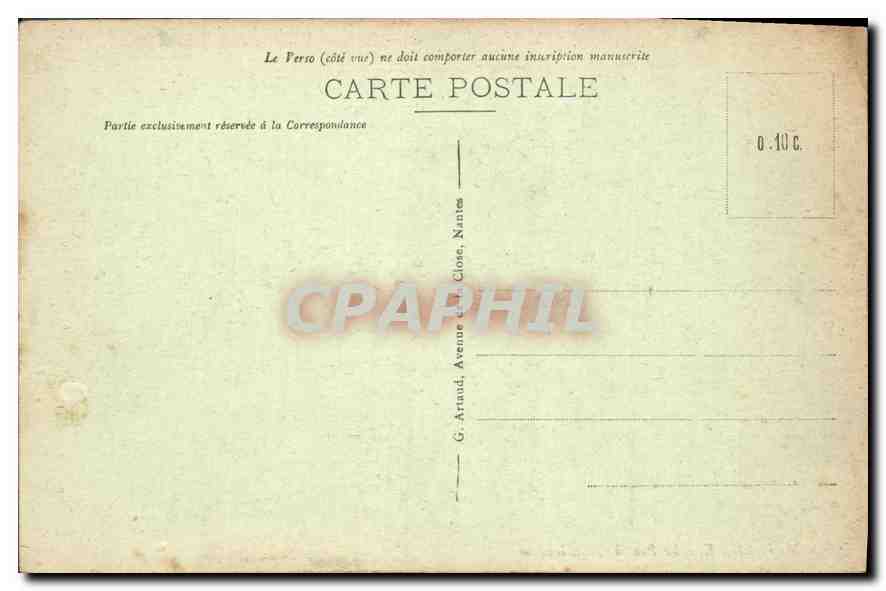CPA Marseille Le Pont a Transbordeur  — Verso