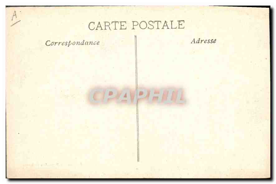 CPA Marseille Allees de Meilhan  — Rückseite