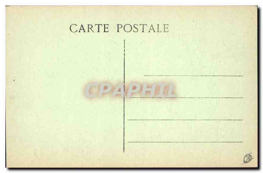 CPA Marseille Eglise des Reformes et Monument des Mobiles  — Rückseite