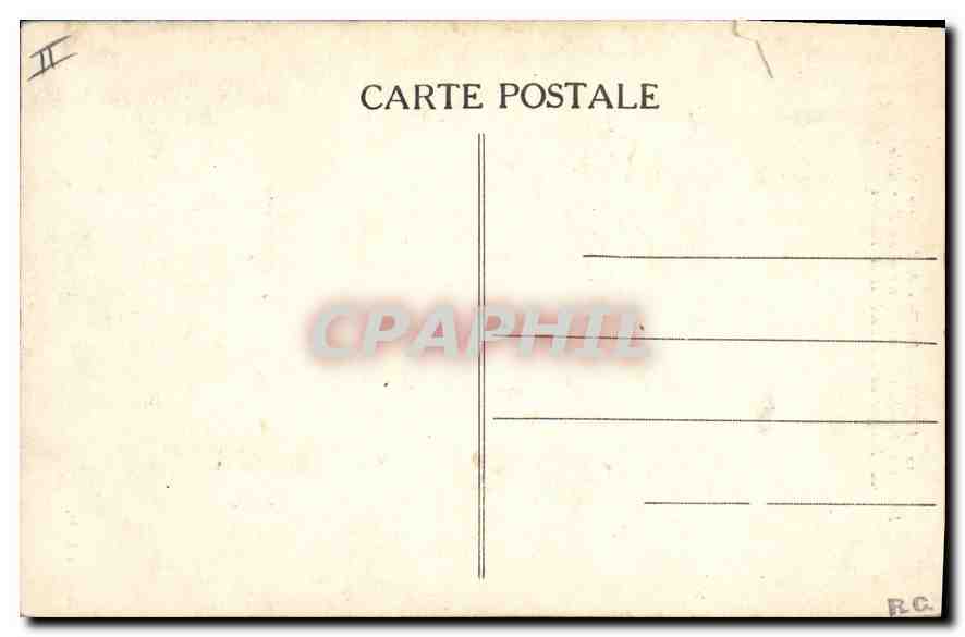 CPA Vichy La Tour de l'Horloge Dernier vestige du Chateau  — Rückseite