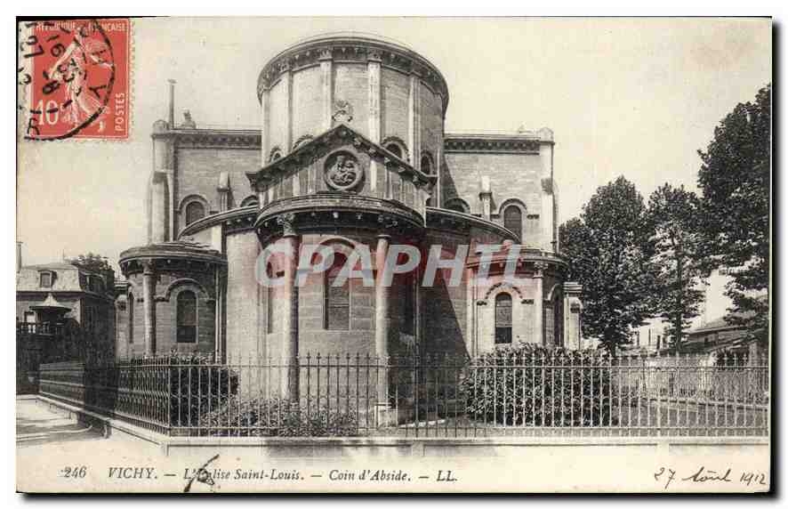 CPA Vichy L'Eglise Saint Louis Coin d'Abside 