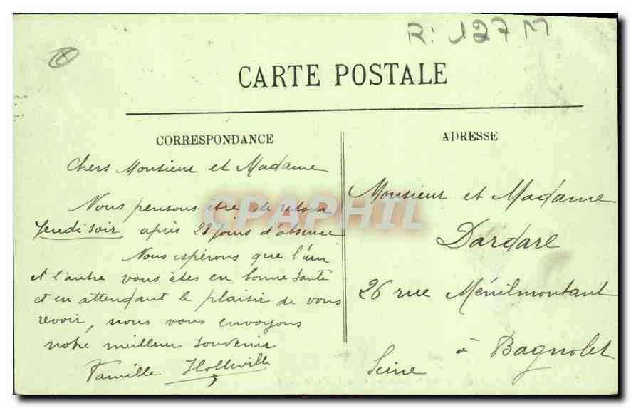 CPA Vichy L'Eglise Saint Louis Coin d'Abside  — Rückseite