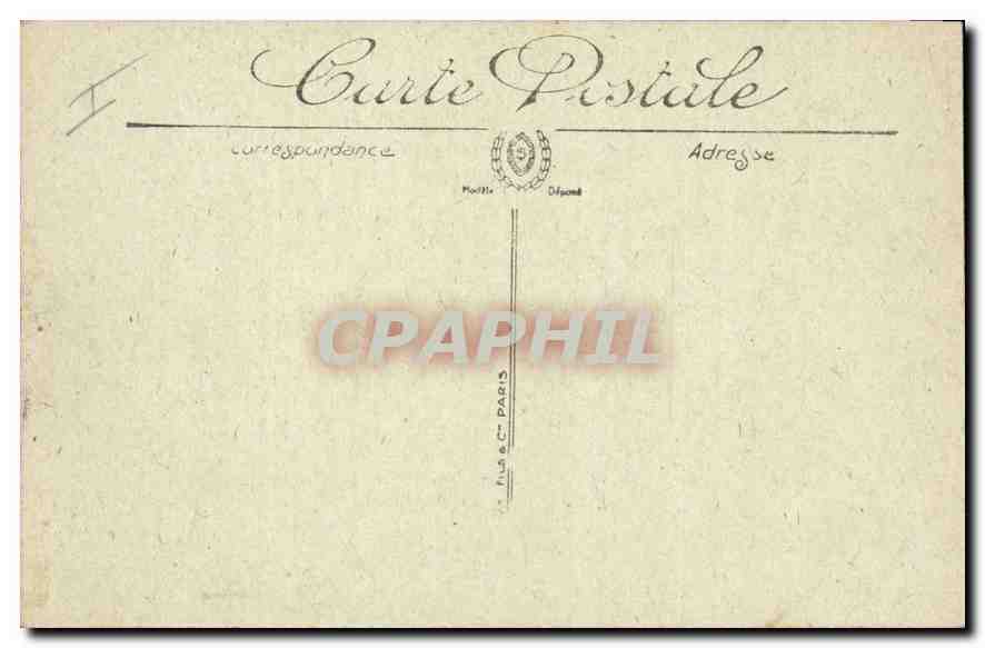 CPA Vichy La Tour de l'Horloge  — Rückseite