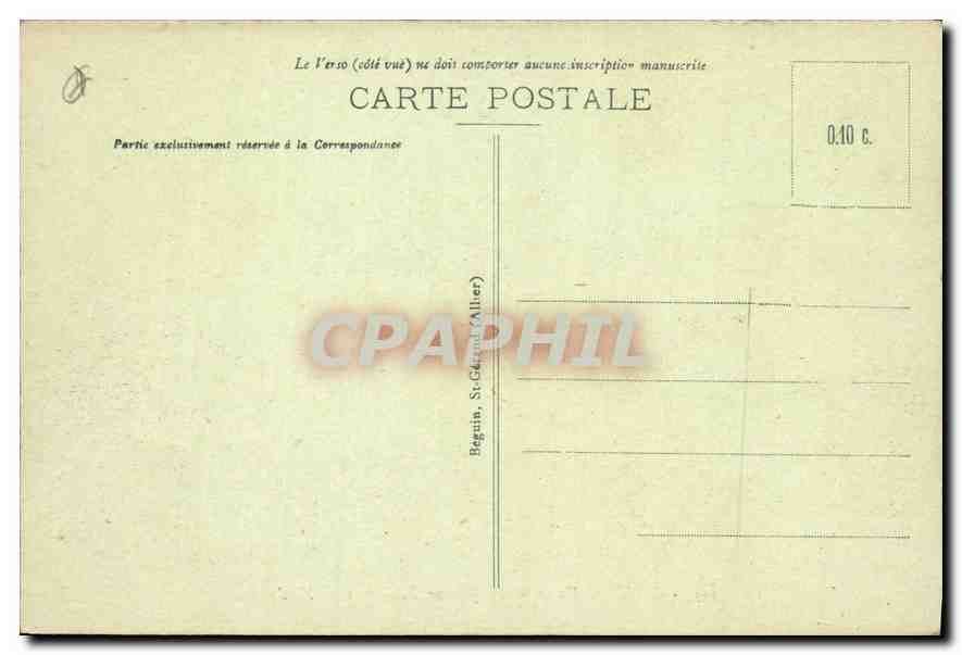 CPA Vichy Vue panoramique sur l'Allier Cote Nord  — Rückseite