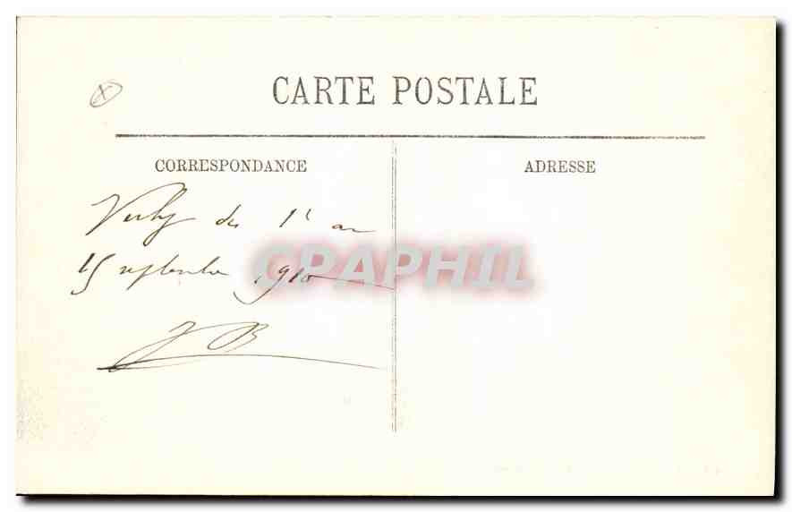 CPA Vichy La Maison de Mme de Sevigne  — Rückseite