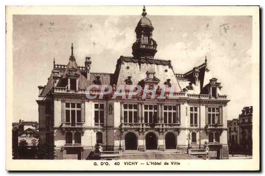 CPA Vichy L'Hotel de Ville 