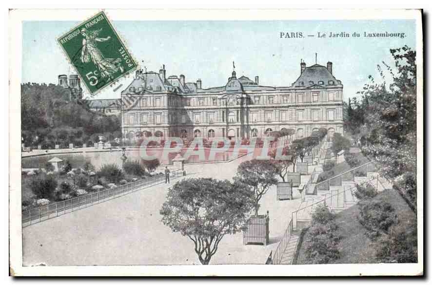 CPA Paris Le Jardin du Luxembourg 