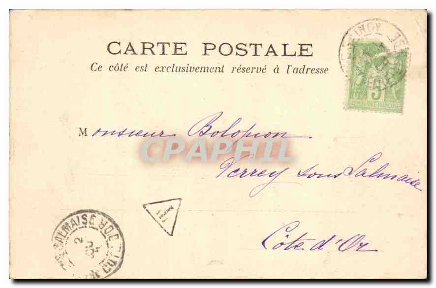 Paris - Jardin du Luxembourg (Fontaine Médicis) — éditeur inconnu, n° de série non visible — Rückseite