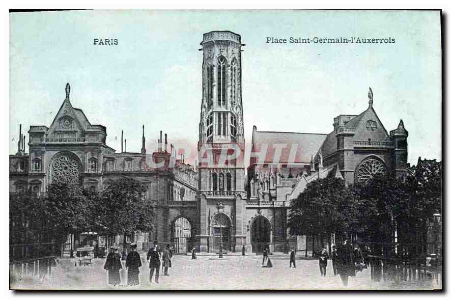CPA Paris Place Saint Germain l'Auxerrois 