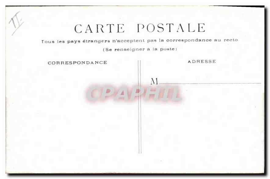 CPA Paris Place Saint Germain l'Auxerrois  — Rückseite