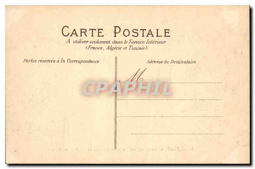 CPA Paris Cascades Aux Buttes Chaumont  — Rückseite