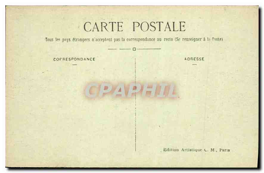 CPA Paris Notre Dame et la Seine  — Rückseite