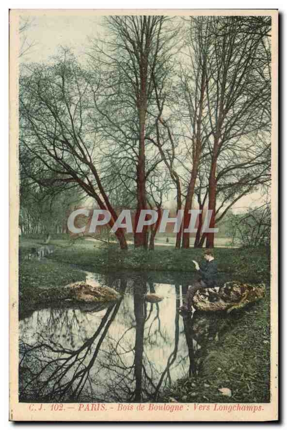 CPA Paris Bois de Boulogne Vers Longchamp 