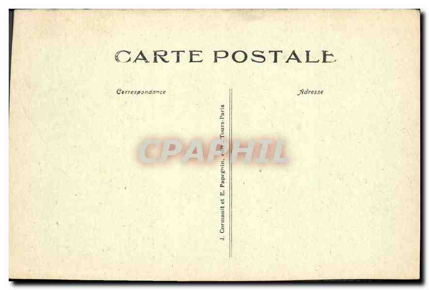 CPA Paris Place de la Concorde  — Verso