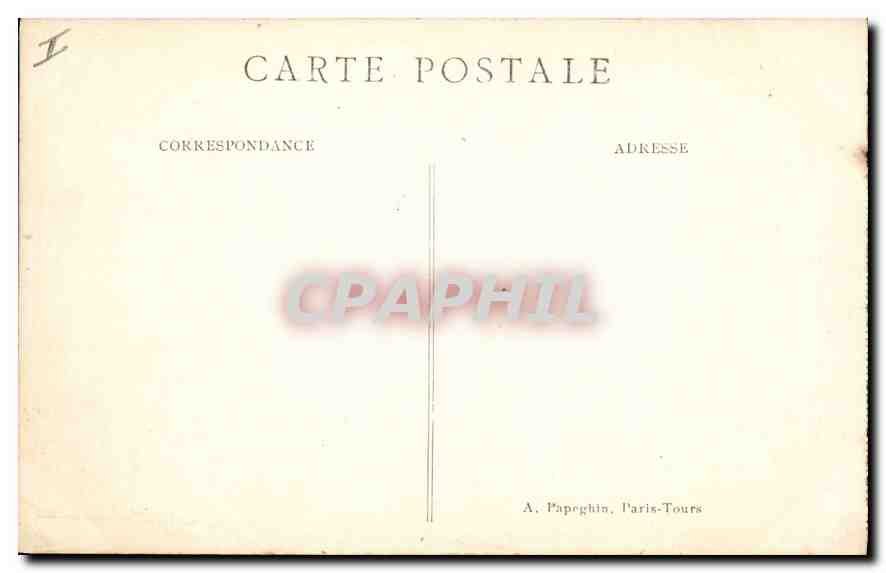 CPA Paris La Bourse  — Rückseite