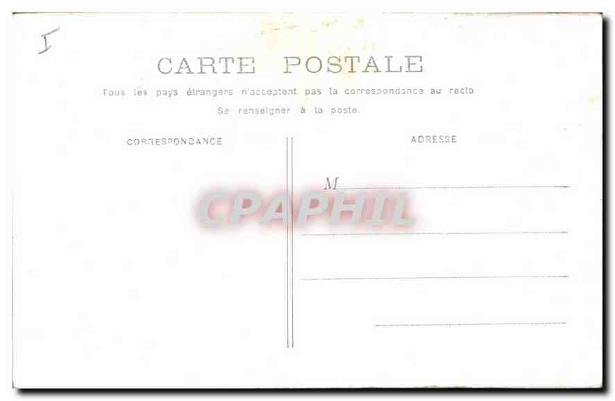 CPA Paris Fontaine Saint Michel  — Verso