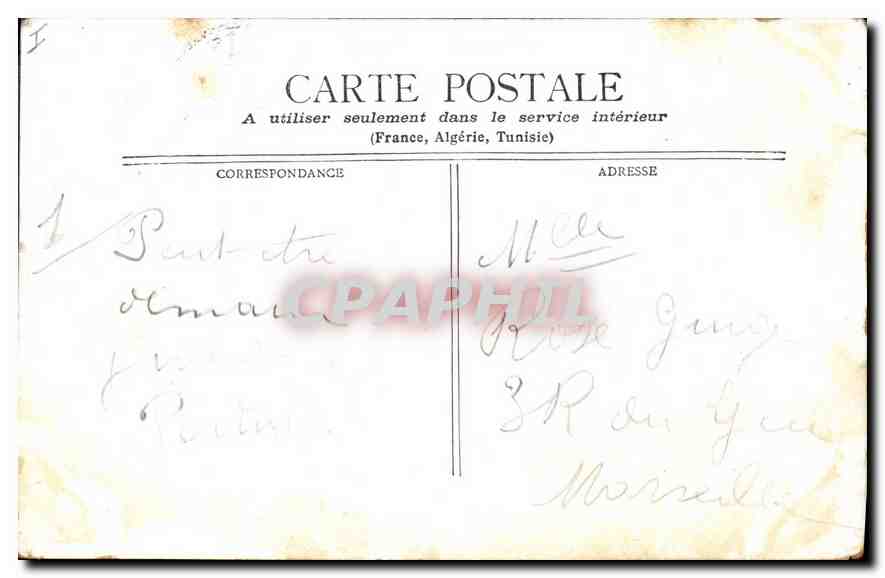 CPA Paris Fontaine Carpeaux dans le Parc du Luxembourg  — Rückseite