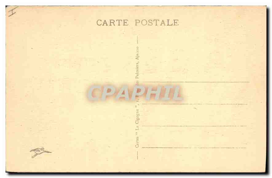 CPA La Corse Le Golfe de Porto Vue prise des Calanches  — Rückseite