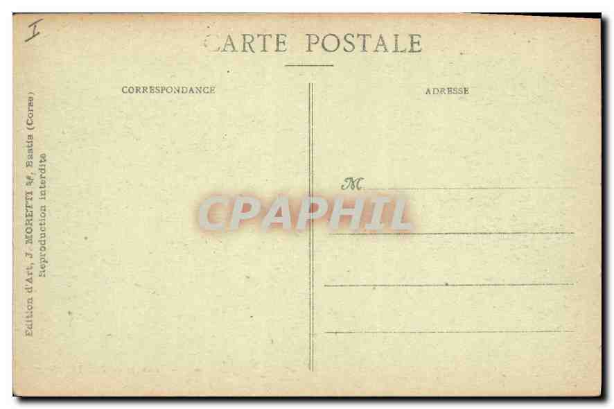 CPA Le Golfe de Porto Corse  — Rückseite