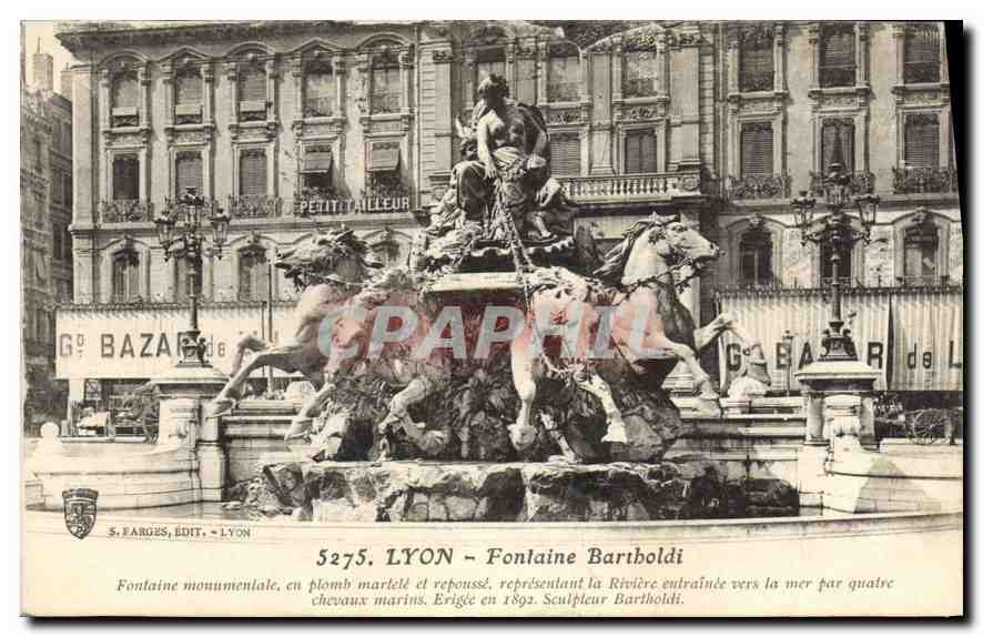 CPA Lyon Fontaine Bartholdi
