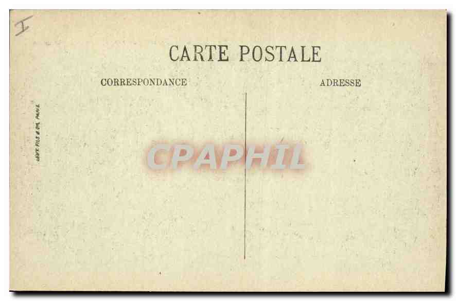 CPA Lyon Fontaine Bartholdi — Verso