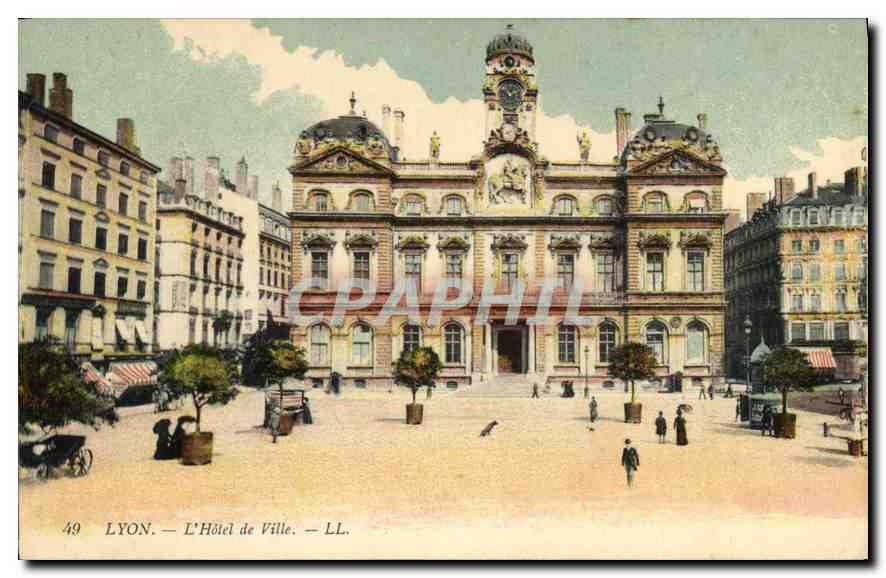 CPA Lyon Hotel de Ville