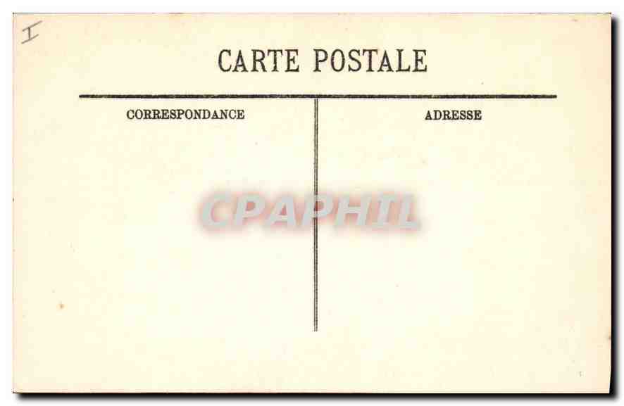 CPA Lyon Hotel de Ville — Verso