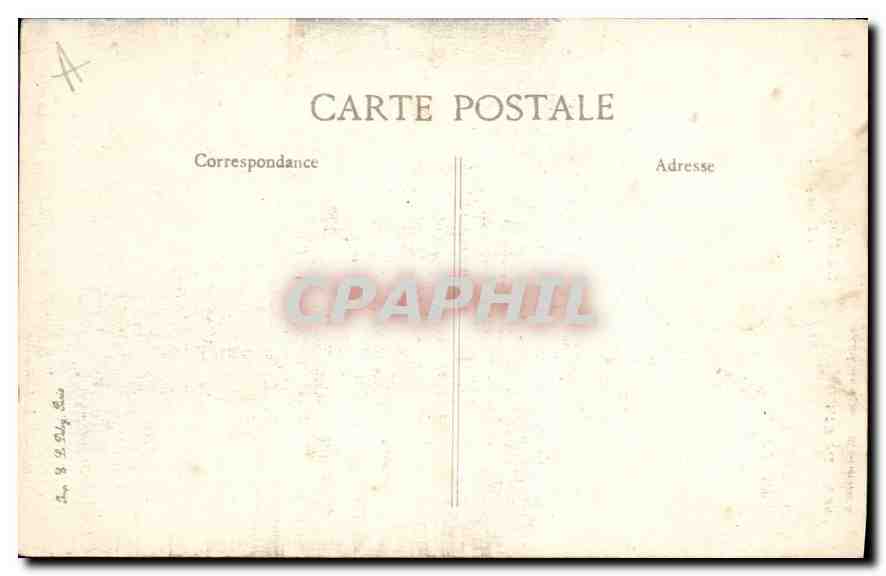 CPA Paris La Statue de Strasbourg Place de la Concorde — Rückseite
