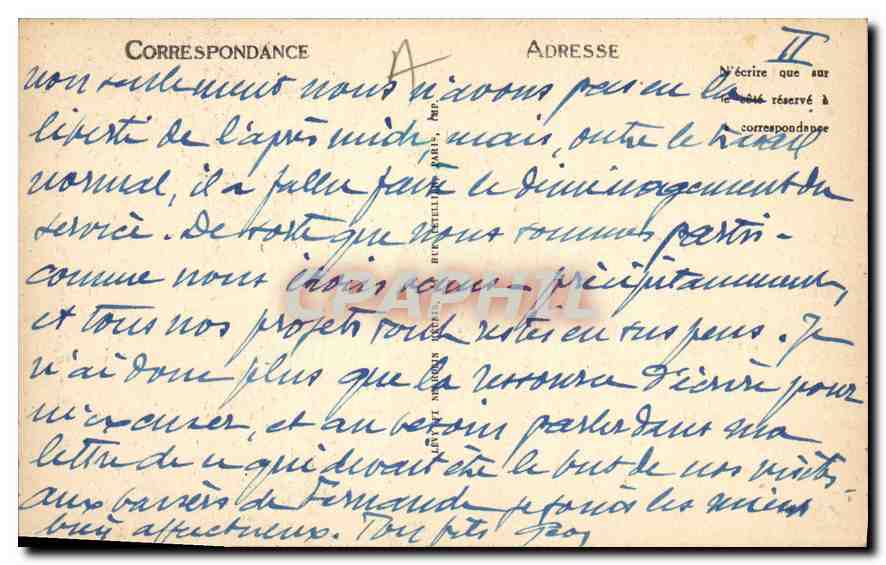 CPA Paris Eglise Saint Etienne du Mont — Rückseite