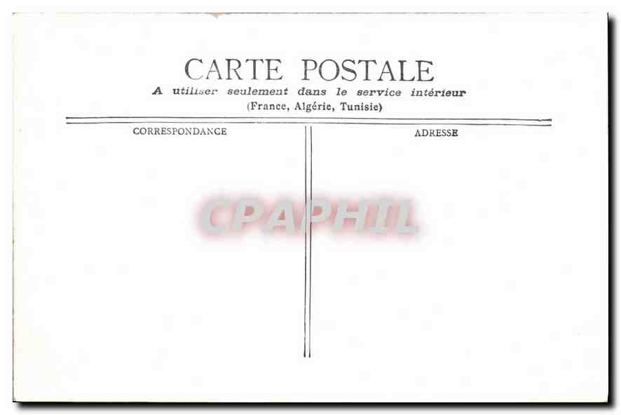 CPA Paris Rue du Louvre Hotel des Posstes — Rückseite