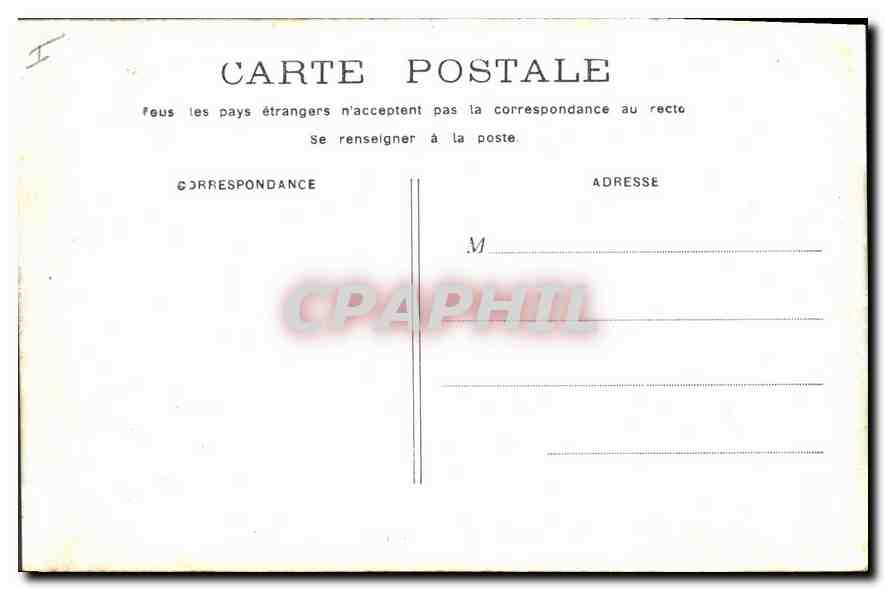 CPA Paris La Conciegerie — Rückseite