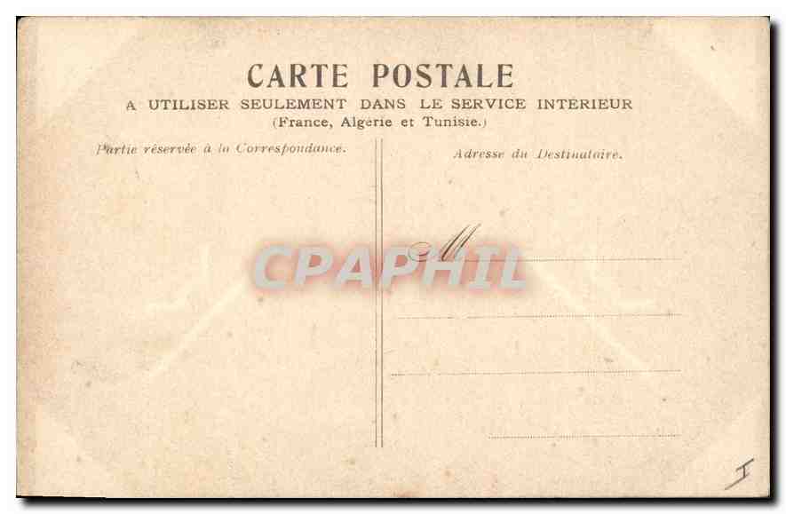 CPA Paris Le Palais du Luxembourg — Rückseite