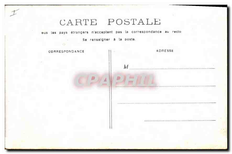 CPA Paris La Seine au Pont Royal — Rückseite