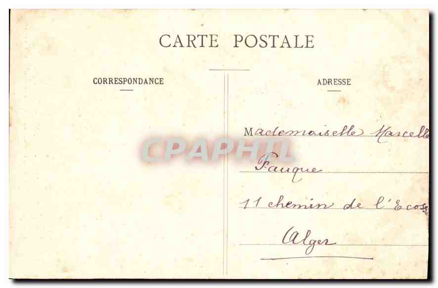 CPA Paris Bois de Boulogne La Cascade Vue du Fond de la Grotte — Rückseite