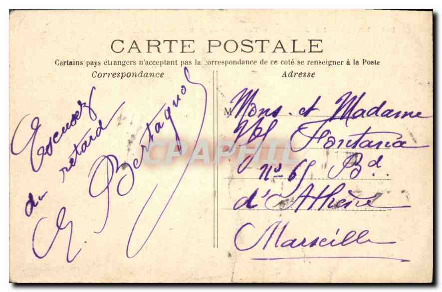 CPA Paris Le Jardin des Tuileries et la Rue de Rivoli — Rückseite