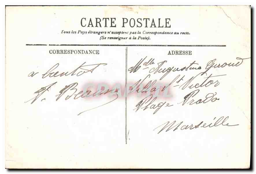 CPA Paris Le Jardin des Tuileries et L'Arc de Triomphe du Carrousel — Rückseite