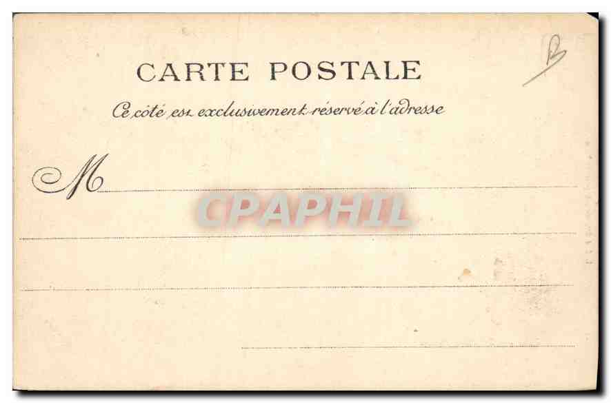 CPA Paris Sainte Chapelle — Rückseite