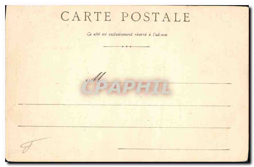CPA Paris La Conciergerie — Rückseite