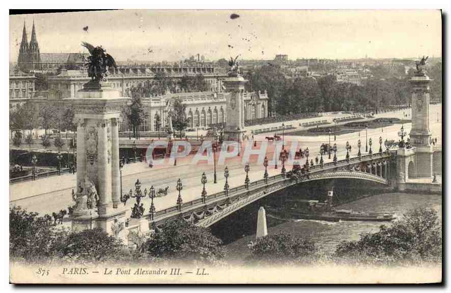 CPA Paris Le Pont Alexandre III