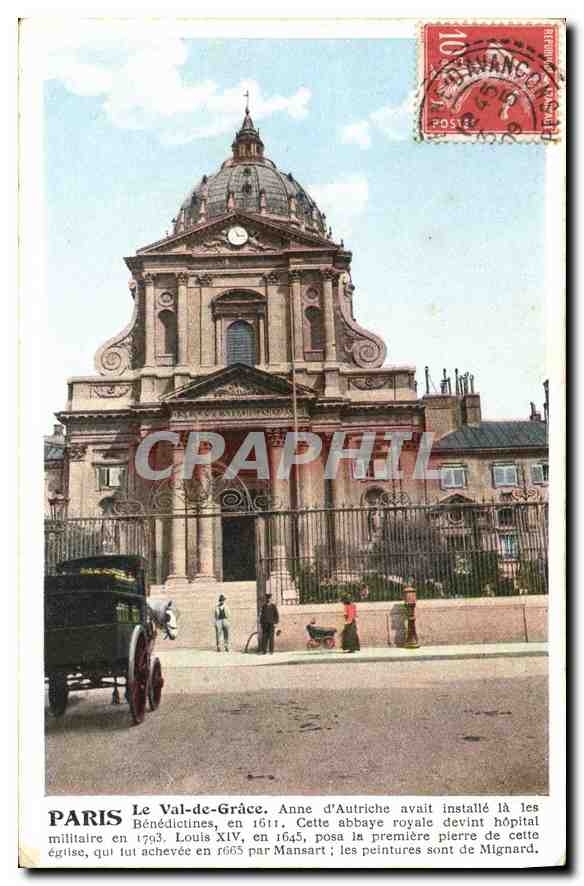 CPA Paris Le Val de Grace Anne d'Autriche avait installe la les Benedictines en 1611
