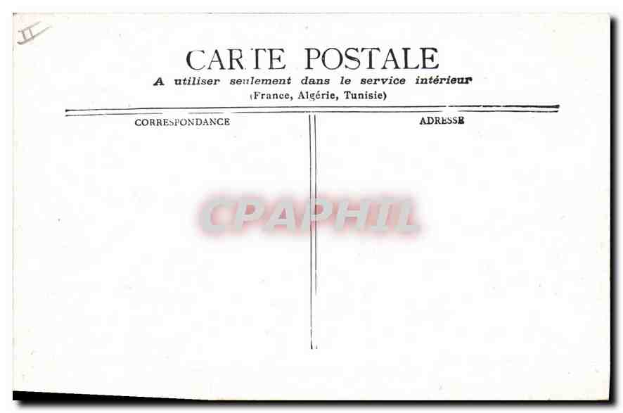 CPA Paris Eglise St Vincent de Paul — Verso