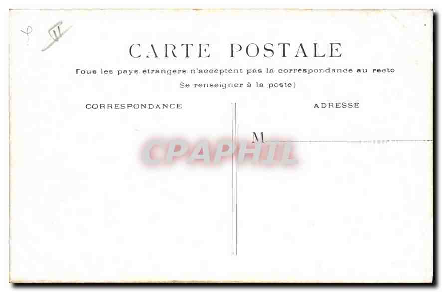 CPA Paris Boulevard de la Madeleine — Rückseite