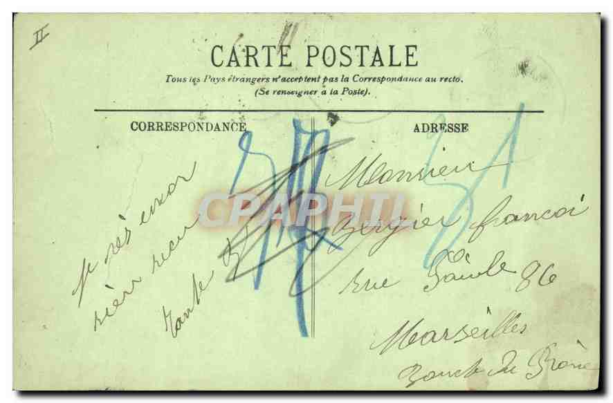 CPA Paris (IVe) Ile Saint Louis Le Quai de Bethune — Rückseite